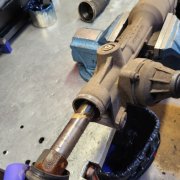 Maglownica w trakcie naprawy